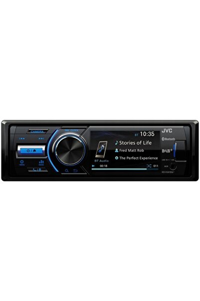 NO BRAND Jvc kd-x561dbt radio auto 1DIN LCD Bluetooth DAB+ cameră marșarier