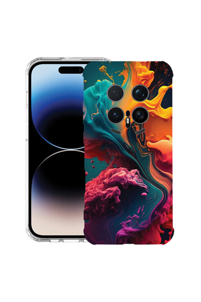 bestcase ®   Αντικραδασμική Θήκη Husa για Honor Magic 8 Pro, Υγρά Χρώματα, 31...