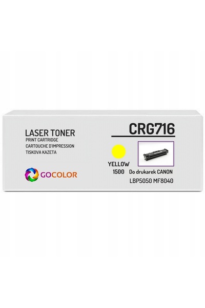 NO BRAND Nou pentru Canon Crg716Y Crg-716Y Toner I-Sensys Mf8050Cn Mf8040 Mf8...