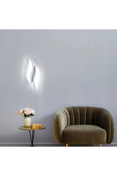 NO BRAND KINKIET APARAT DE LUMINĂ DE PERETE MODERN CU LED ALB PENTRU DORMITOR...