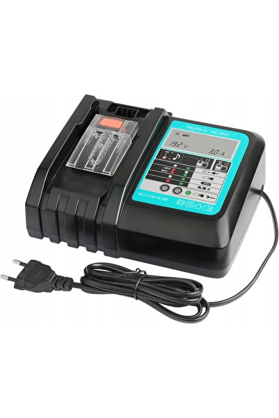 NO BRAND Încărcător Dc18Rc pentru baterie Makita Bl1850B 18V 5Ah, înlocuiește...