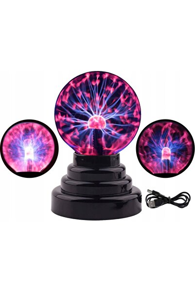 NO BRAND Sferă luminoasă cu plasmă magică de 14cm, cadou educativ pentru copii