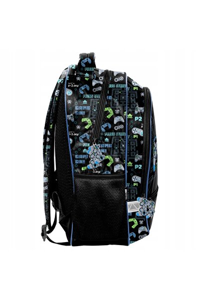NO BRAND Rucsac școlar PASO, ghiozdan GAME ON, pentru clasele 1-3