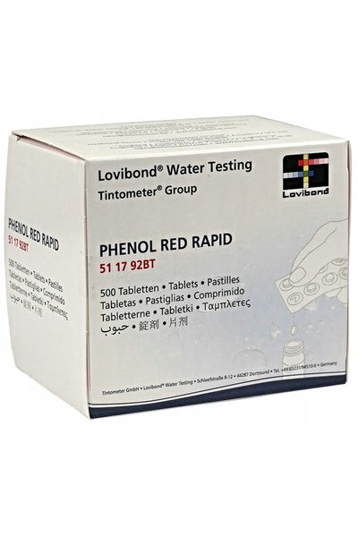 Lovibond Tablete pentru pH-metru Apă Piscină Jacuzzi PHENOL RED RAPID x10