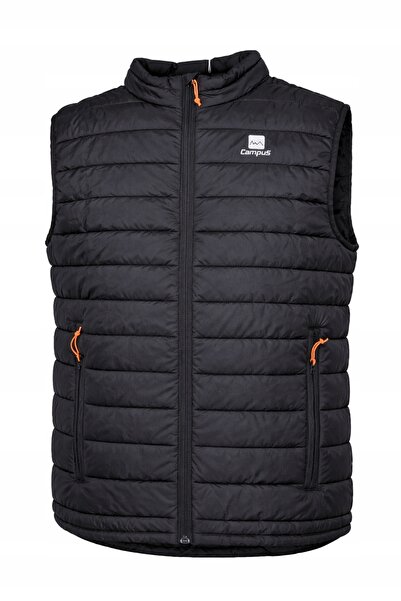 NO BRAND Vestă de puf pentru bărbați, neagră, mărimea XXL, fără mâneci