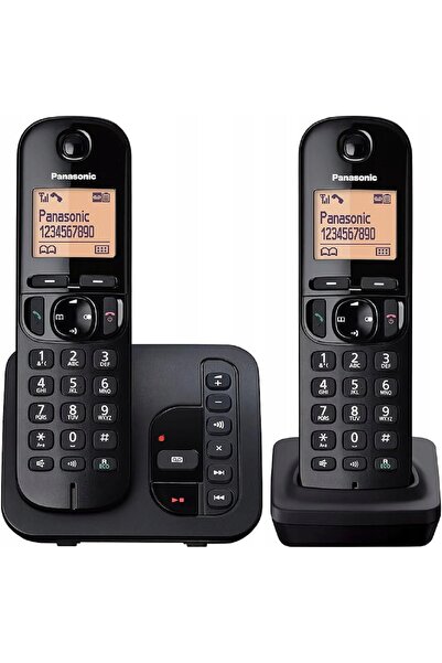 NO BRAND Panasonic kx-tgc222 telefon fără fir cu robot telefonic, funcție han...