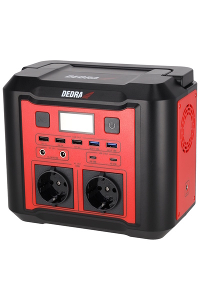Dedra-Polonia Stație de alimentare portabilă Dedra 230V 12V USB USB-C 500W 29...