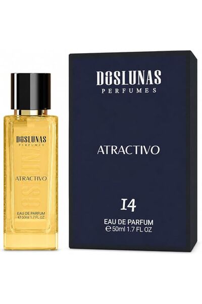 DOSLUNAS PERFUMES DOSLUNAS Atractivo I4 Eau de Parfum for Men 50ml, Warm Orie...