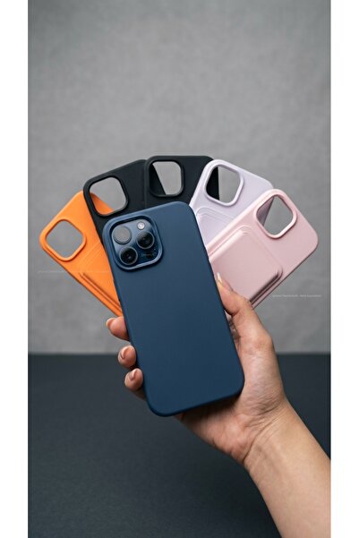 Case iPhone 15 Uyumlu MagSafe Silikon Kılıf - Mıknatıslı Şarj Destekli + Kame...