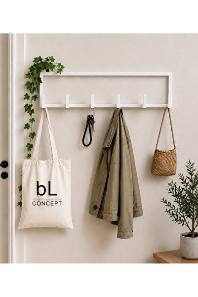 bL CONCEPT Dekoratif Demir Duvar Askısı Metal Askılık Elbise Askısı