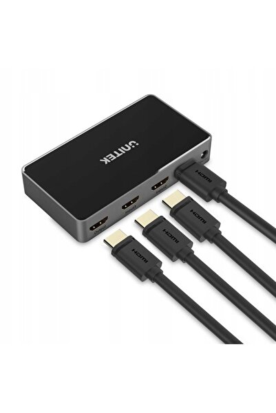 Unitek Comutator de semnal HDMI 1.4B 3 intrări - 1 ieșire 4K (V1111A)