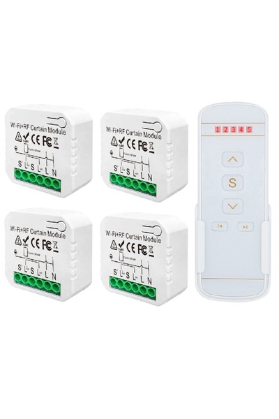 OnShoping 4X Controler inteligent Tuya Wifi pentru jaluzele/perdele + Telecom...