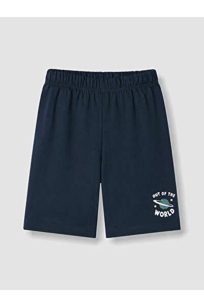 LC Waikiki Printed Boys' Shorts Pajama Bottoms 2-Piece Set