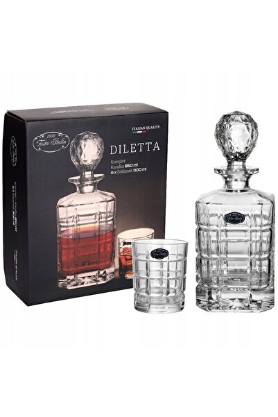 Festa Italia SET DE WHISKY CARAFFA CU 6 PAHARE, CADOU DE ANIVERSARE LA BAZĂ D...