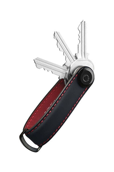 Orbitkey Δερμάτινη Θήκη Κλειδιών Ματ Εμπέρ