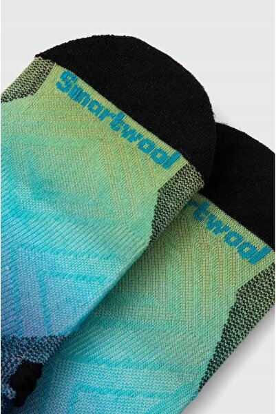 Smartwool Șosete de alergare pentru femei, model Run Zero Cushion, cu imprime...
