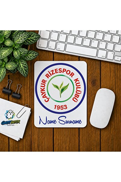 Ghostbastır Design Kişiye Özel Rizespor Baskılı Oyuncu Mousepad 0165