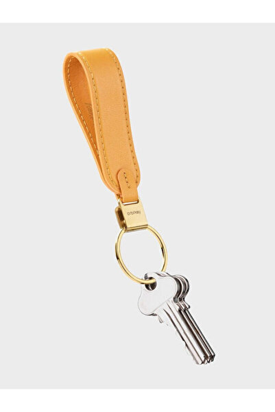 Orbitkey Μπρελόκ δερμάτινο πορτοκαλί
