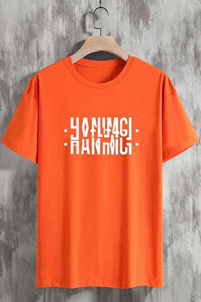 H&GHAMLEGİYİM Μπλουζάκι με στάμπα Hanımcı Oversize