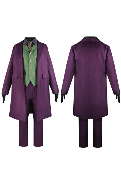 NO BRAND Costum Joker Costum de clovn rău Joker Costum Cosplay Joker m L 170 176