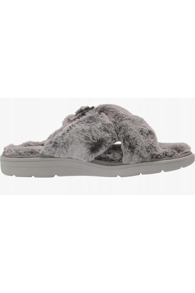 NO BRAND Pantofi bej Papuci Papuci cu blană 175100 Skechers 37