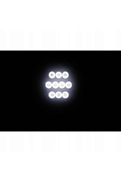NO BRAND Lampă de lucru 10 LED-uri, Halogen Alb, 2 Benzi LED Galben-Ambră