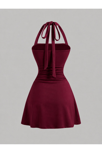 Dressco Naz - Halter Neck Mini Dress
