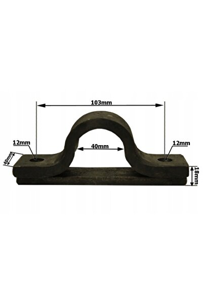NO BRAND Suport de montare actuator fi 40mm remorcă