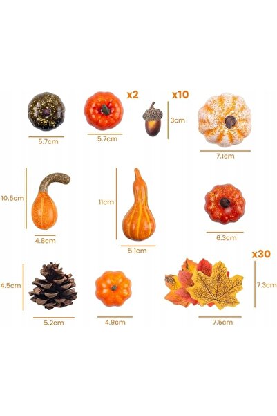 NO BRAND Decorațiuni de Toamnă Dovleci Frunze de Arțar Decorațiune de Hallowe...