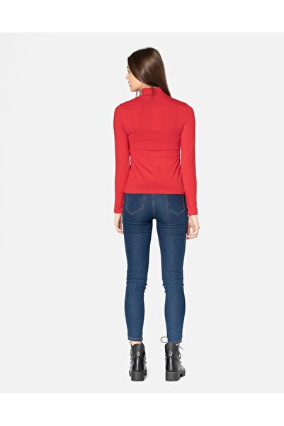NO BRAND Pulover subțire de damă cu guler tip maletă 8111-03 R Xl/Xxl