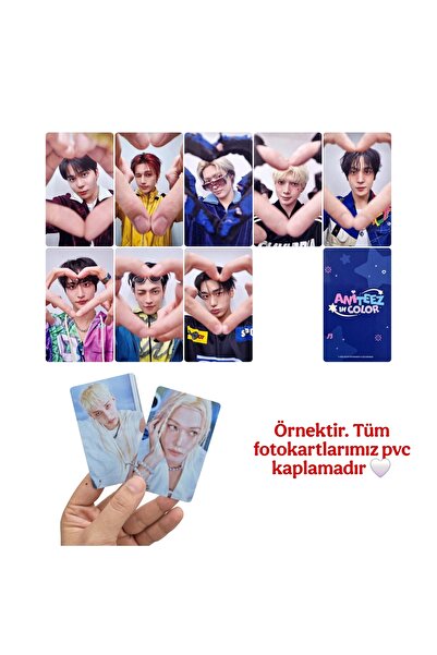 Genel Markalar Ateez Anıteez In Color Fotokart Seti 8 Adet