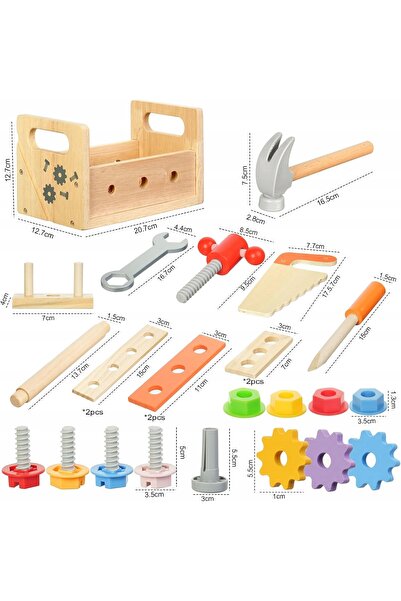 NO BRAND Kit DIY pentru copii, instrumente Montessori, valiză cadou