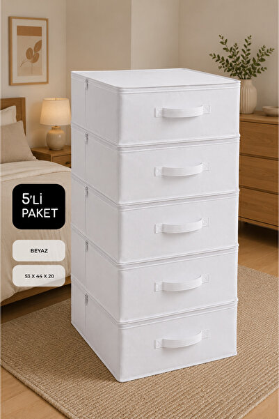 Vedsey Home Organizer مجموعة من 5 قطع مقاس 53 × 44 × 21 سم لتنظيم أسفل السرير...