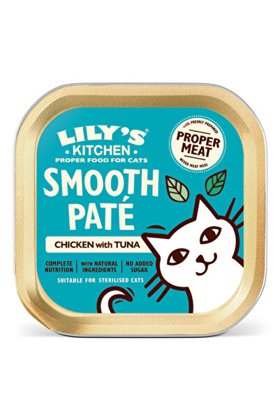 Lily's Kitchen Lily’s Kitchen Smooth Pate Chicken with Tuna Wet Cat Food 85G