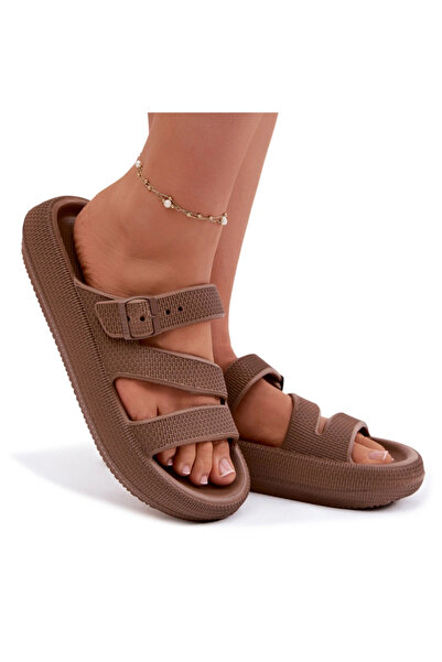 Big Star Shoes Șlapi de damă din spumă cu barete și cataramă Big Star TT274A0...
