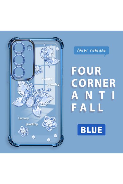 ucuc Samsung Galaxy S23 Compatible Transparent Back Four Corners Reinforced I...