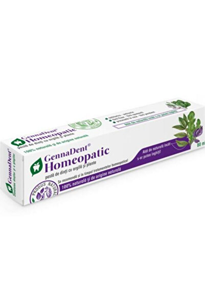 GennaDent Homeopathic Toothpaste, 80 ml