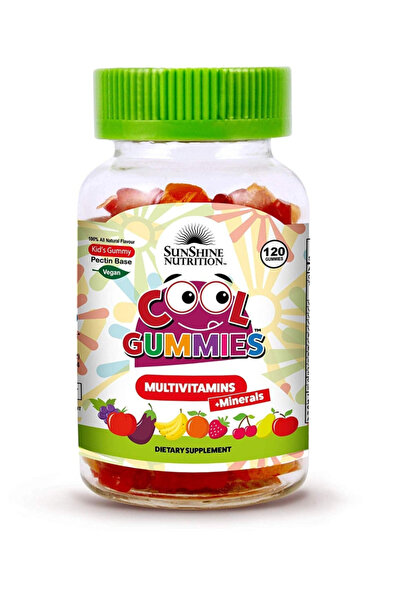 SUNSHINE Nutrition Cool Multivitamin Gummies with Minerals, 120 Tablets