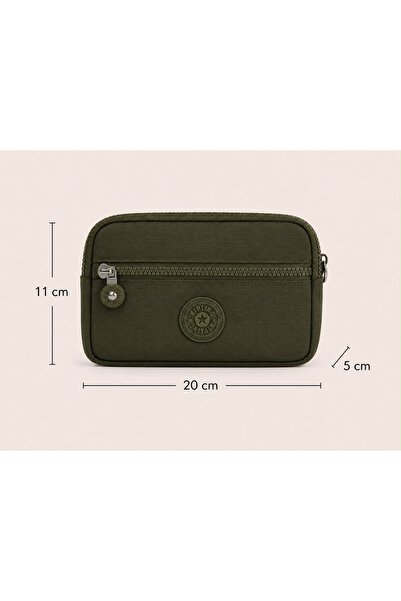 PaminBags Aksesuar Tkanina za padobran, mini torba sa tri patentna zatvarača ...