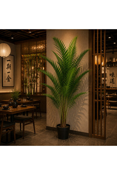 Alessandro DESIGN Decoratiune Howea Forsteriana, 230 cm, 18 frunze, Verde