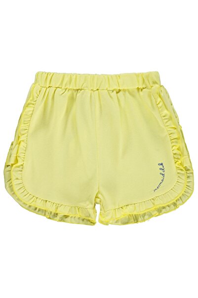 Civil Baby Sequin Printed Ruffle Shorts for 6-18 Months - Yellow