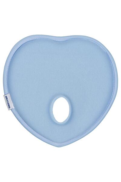 Wellgro Flat Head Pillow - Blue