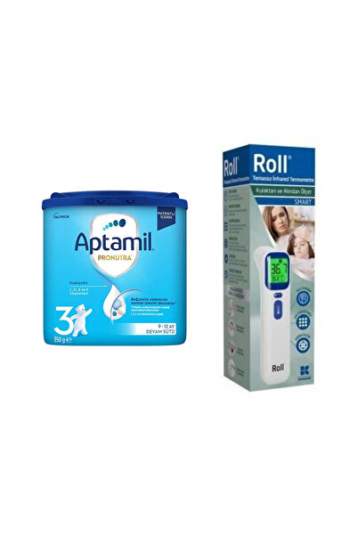 Aptamil Pronutra 3 Devam Sütü 350 gr & Roll Derece Temassız Alından ve Kulakt...