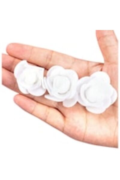 OEM 100 de bucati capete de trandafiri din spuma pentru mestesuguri, buchet d...