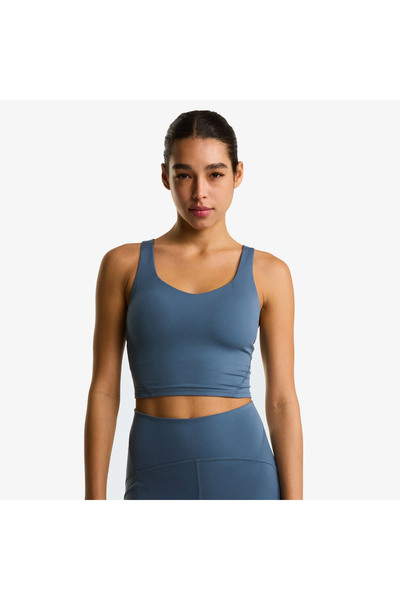 THE NORTH FACE حمالة صدر نسائية زرقاء من جايدا لونج لاين