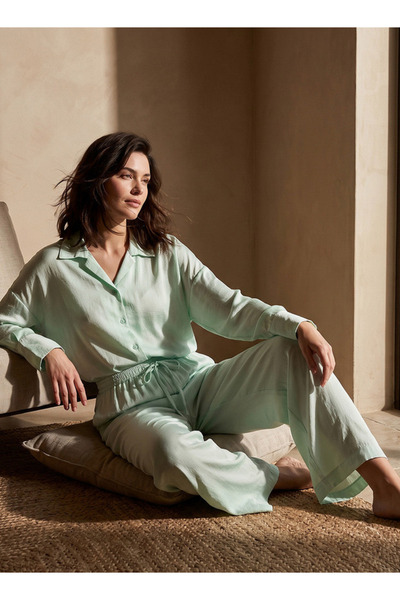 FAV Pyjama Set Shirt & Trousers Velvet