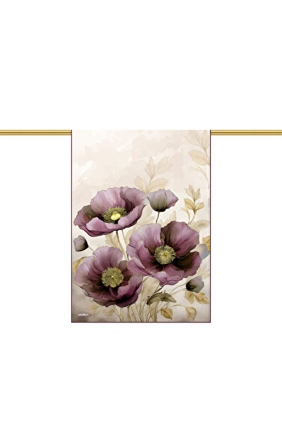 Bursa İpek Plum Seyran Pattern Silk Cotton Sofia Shawl