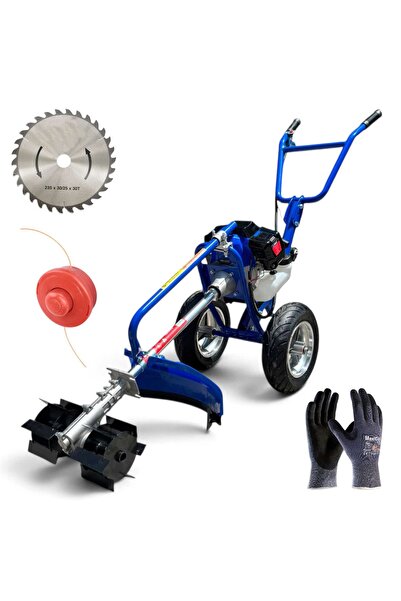 ADER Tekerlekli Ot Kesme Çapa Makinesi 2.1 Hp