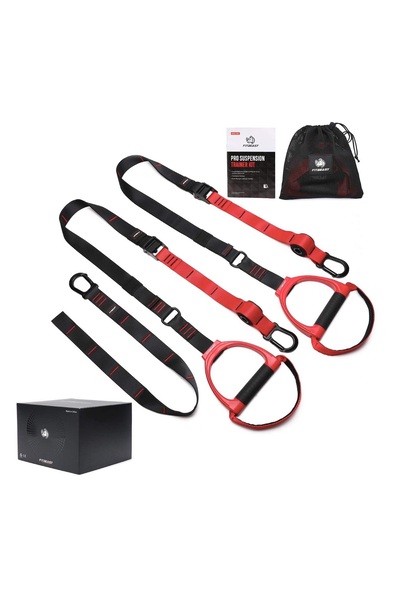 HEPİTOP Trx Pro Sports Equipment Suspension Trainer-Suspended Exercise Set Fitness Training Power Rope