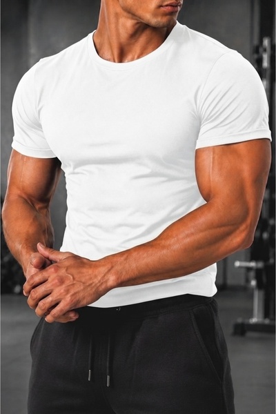 Sapeur Ανδρικό Premium Slim Fit T-Shirt με διπλωμένα μανίκια - Εξαιρετικά ελα...